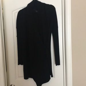 Theory Black drape sweater